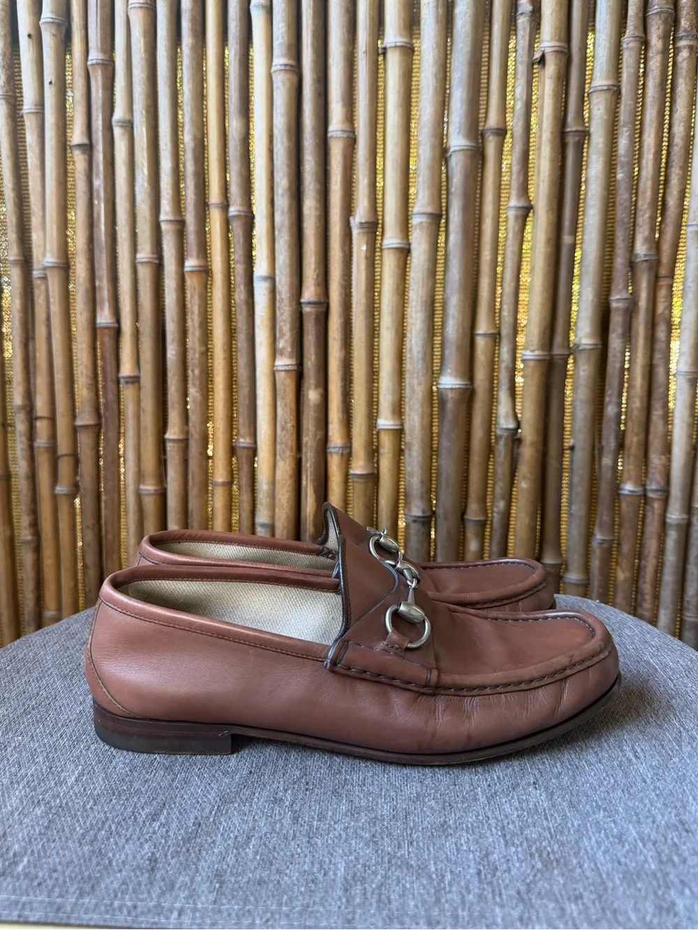 GUCCI men’s leather loafers